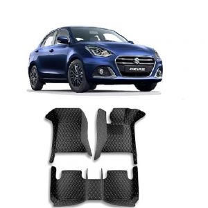 Floor Mats for New Swift Dzire   - Black